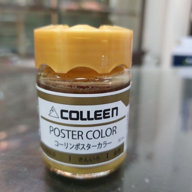 Màu poster Nhũ vàng, nhũ bạc Colleen 30ML.