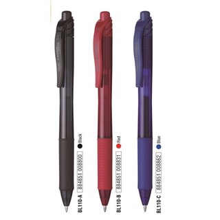 Bút ký tên, bút bấm mực gel Pentel Energel BL110 nét 1.0mm.
