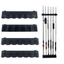 Giá đỡ cần câu JUNYUE88US, Giá đỡ cần câu dọc / ngang 6 lỗ, Phụ kiện câu cá Tiết kiệm không gian Giá treo tường đa năng Giá để đồ câu cá nam