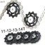 11T 12T 13T 14T Vòng bi Bánh xe dẫn hướng phía sau Xe đạp đường trường Jockey Derailleur Con lăn ròng rọc cho bộ dụng cụ sửa chữa Boutique