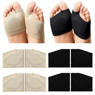 Gel Silicon Nửa Đế Nam Nữ Metatarsal Miếng Lót Giày Cao Gót Nửa Tổ Ong Thoáng Khí Giày Giảm Độ Ẩm Xẻ Chân Trước Miếng Lót