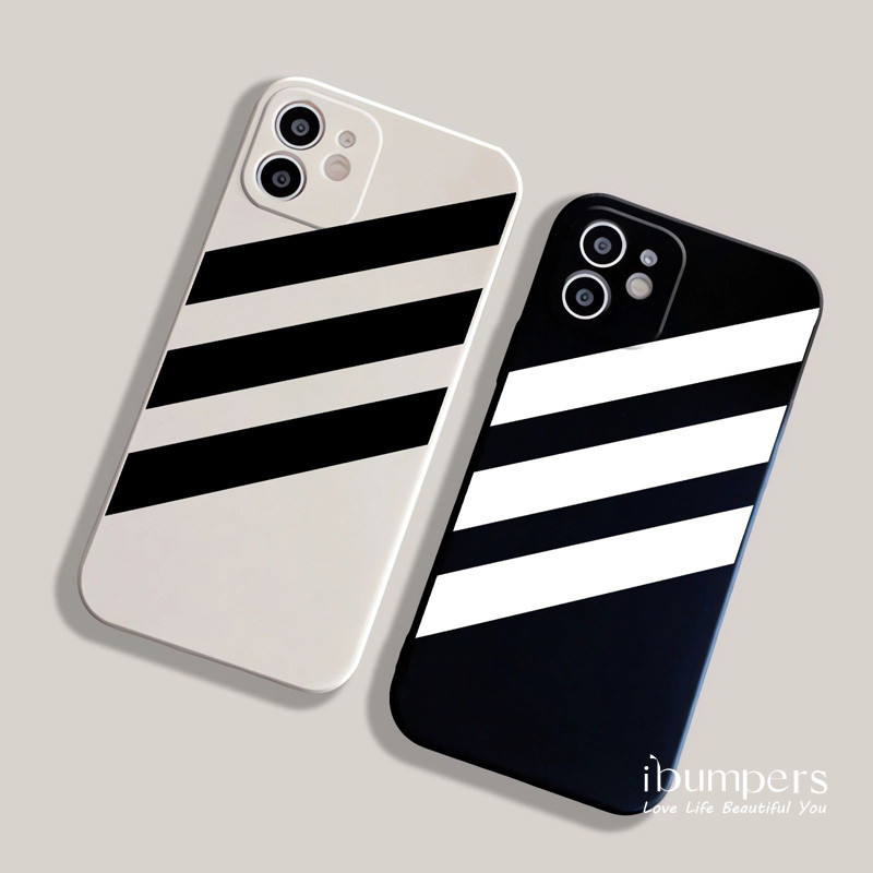 ibumpers Ốp Điện Thoại iPhone Đơn Giản Họa Tiết adidas Cho IPhone 16 15 14 12 13 11 Pro Max IP 7 8 Plus X XS XR Ốp Lưng Silicon Mềm Chống Sốc