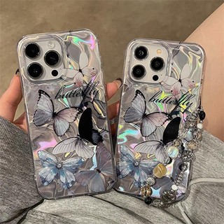 Ốp Lưng Dây Xích Bướm Thời Trang Cho Realme Note 50 60 60X C75X C65S C67 C63 C61 10 13 12 Pro C15 C25S C53 C25 C55 C75 4G C51 C35 C21Y C25Y C12 GT Master Vỏ Điện Thoại