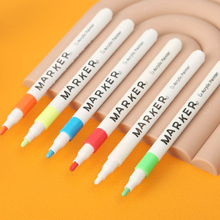 Bút Sơn Acrylic Marker Chính, Màu Sắc Rực Rỡ, Thêm 80% Mực, Phù Hợp Với Mọi Bề Mặt