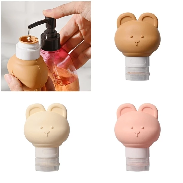 Chai du lịch linh sam cho đồ vệ sinh Kích thước du lịch Hộp đựng chất lỏng chống rò rỉ Phụ kiện du lịch có thể đổ lại cho dầu gội Conditi