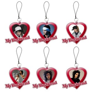 Móc khóa ca sĩ hip hop nổi tiếng Tom Kaulitz My Boyfriend, móc khóa Bill Kaulitz