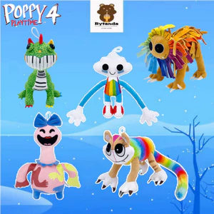 Poppy Playtime 4 Đồ chơi sang trọng Nhồi bông mềm Huggy Wuggy Plushie Nhân vật, Quà tặng sinh nhật/Giáng sinh cho bé