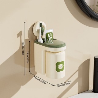Giá đỡ cốc đựng bàn chải đánh răng phòng tắm gắn kết chắc chắn Kellnny trong thiết kế Eleagnt