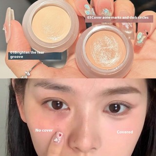 Novo Light Makeup Traceless Monochrome Concealer Nhẹ Tinh tế và tự nhiên Sửa đổi Kem che khuyết điểm Newcomer