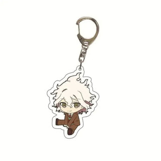 Móc khóa Danganronpa hoạt hình nổi tiếng móc khóa cosplay kirigiri Kyoko naegi Makoto Mặt dây chuyền Arcylic