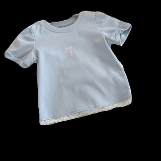 Áo thun ngắn tay cotton mới cho trẻ em mùa hè, áo sọc hoa dễ thương cho bé gái