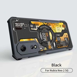 Ốp Điện Thoại Luxur Cho ZTE Nubia Neo 3 GT Ốp Lưng Acrylic Trong Suốt Chống Rơi Vỏ Cứng Siêu Mỏng Cho Nubia Neo 2 Neo 3 5G NO.39