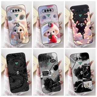 Vỏ Mềm Cho Xiaomi Black Shark 4 / Shark 4 Pro / Shark 5 RS Ốp Điện Thoại Hoạt Hình Thời Trang Dễ Thương Họa Tiết Không Gian Vỏ Silicon