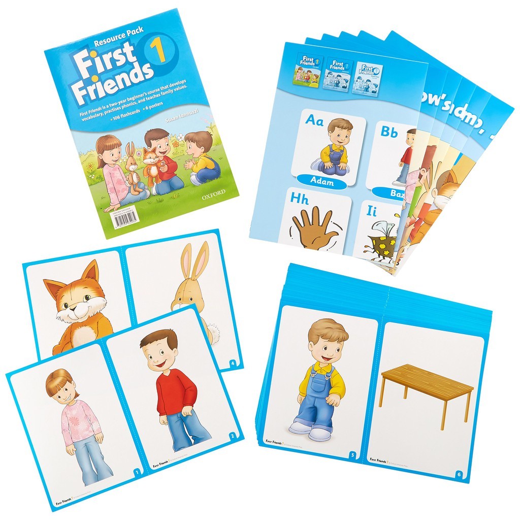 Flashcard First Friend 1,2 | thẻ từ vựng first friends 1,2| Bộ ...
