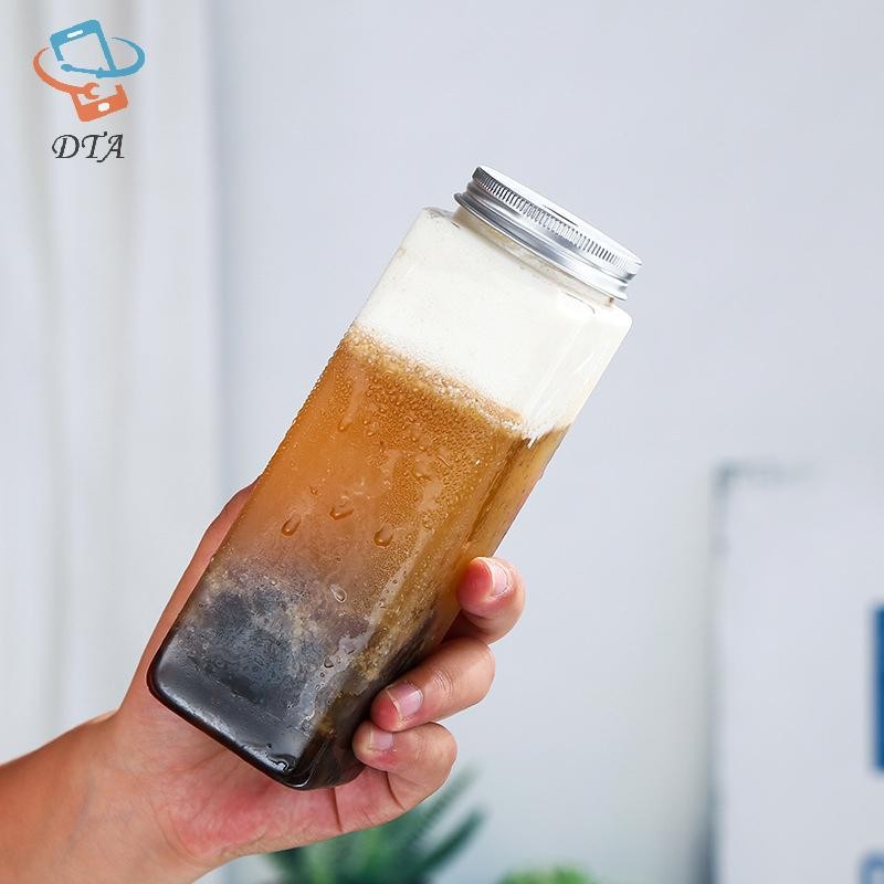 [DTA] 500ml Nước ép trái cây cầm tay Chai trà pha lạnh Chai nước giải khát bằng nhựa trong suốt Chai trà sữa dùng một lần VN