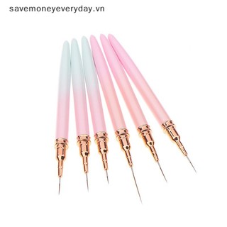 [savemoneyeveryday] 1 / 5 Cái Nail Art Liners Công cụ cọ sọc Dây siêu mỏng Chi tiết Vẽ tranh Bàn chải làm móng tay Dụng cụ bút làm móng tay [vn]