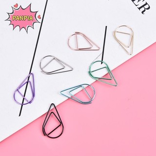 Pnpia 50 Miếng Kim Loại Hình Thả Dễ Thương Đánh Dấu Trang Kẹp Văn Phòng Phẩm Boutique