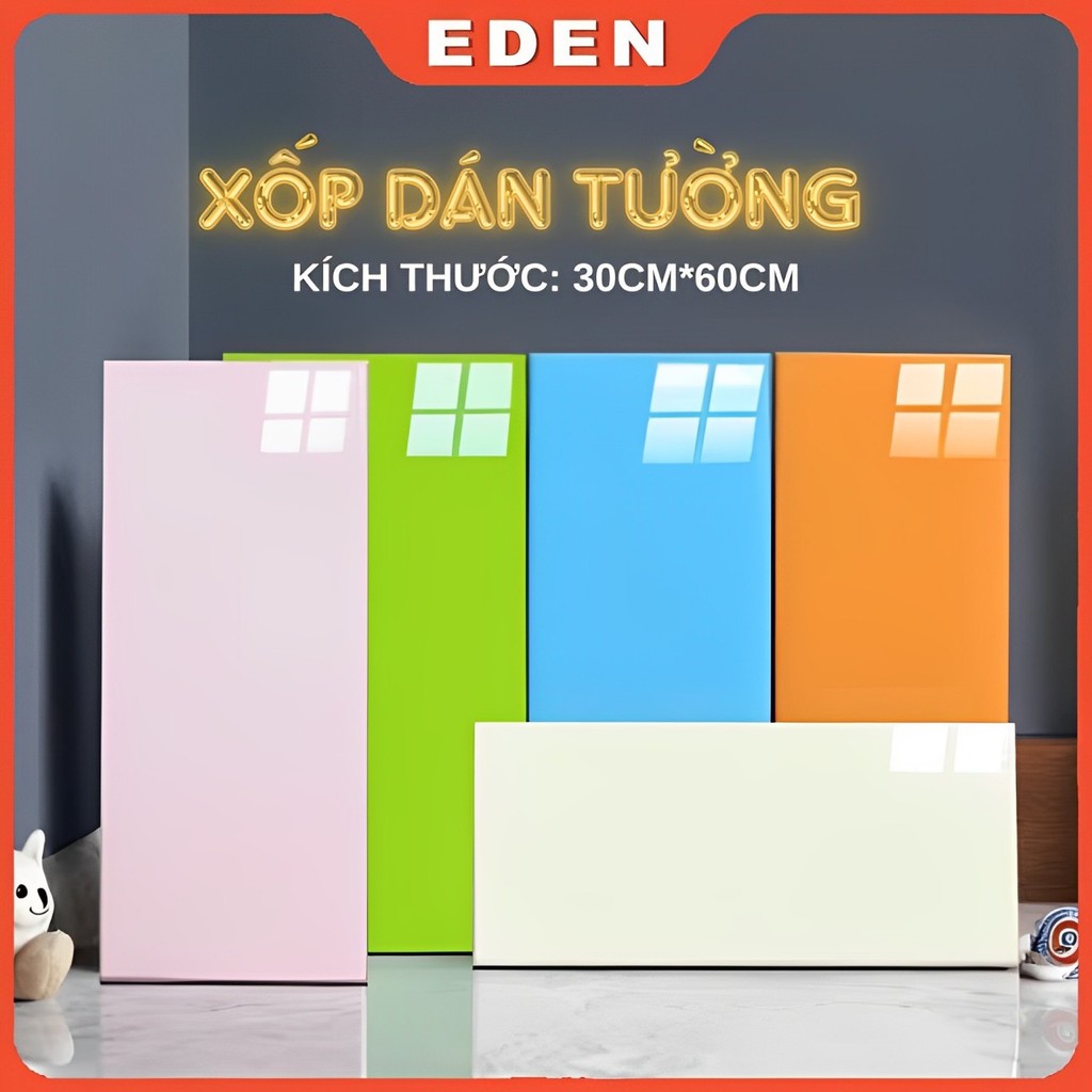 Tấm dán tường phủ nhựa PVC bóng đẹp KT 60x30cm xốp dán tường pvc vân đá ...