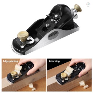 Hilivn) Máy bào gỗ nhỏ Máy bào gỗ T10 Lưỡi thép có góc có chức năng điều chỉnh Thiết kế tiện dụng để lập kế hoạch mượt mà và hiệu quả