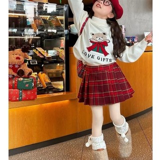 CV15-[tomnaukid] Chân váy xếp ly caro cho bé gái size từ 8-35Kg