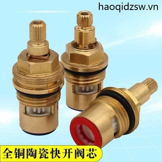 Lõi van vòi bằng đồng tích cực hai răng, lõi van xoay âm, phụ kiện thay thế nhanh