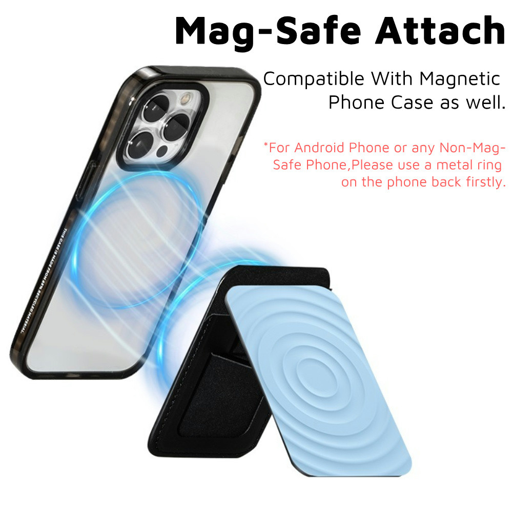 Ví & Giá đỡ điện thoại từ tính INOVAGEN, Túi đựng thẻ hỗ trợ NFC, Xoay dễ dàng, Giá đỡ điện thoại để bàn