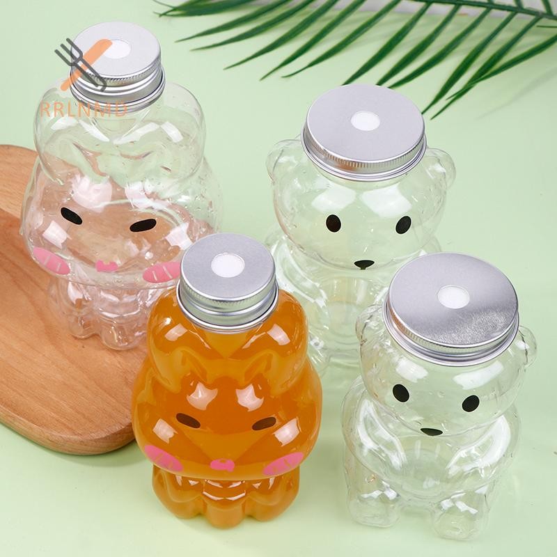 Rrlnmd Kawaii Sữa Bình Nước Trà Cà Phê, Cốc Nước Di Động, Chai Nước Trong Suốt Gia Đình, Bình Nước Dễ Thương Không Chứa BPA MỚI