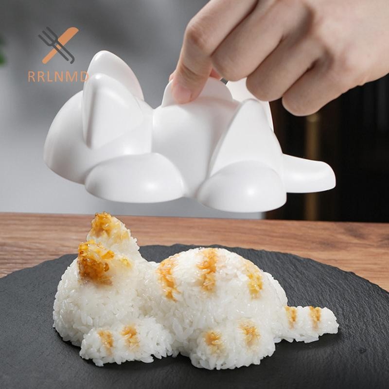 RRLNMD 1 / 2 Cái Dụng Cụ Sushi Dễ Thương Khuôn Onigiri Hình Động Vật Sushi Trẻ Em Cơm Nghiền Khoai Tây Bí Ngô Mash Dụng Cụ Nướng Bánh Tiện Ích Nhà Bếp MỚI