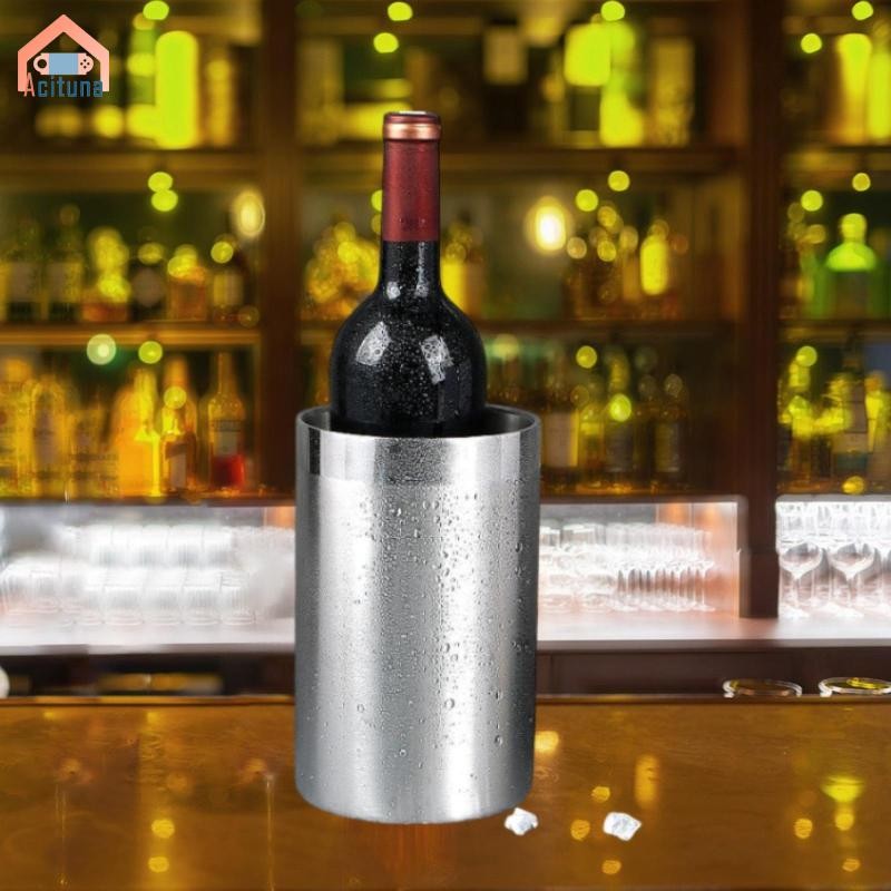Xô Đá Bằng Thép Không Gỉ Lớn Thực Tế Champagne Xô Bia Đồ Uống Bồn Đá Cho Khách Sạn Bãi Biển Thanh Phụ Kiện