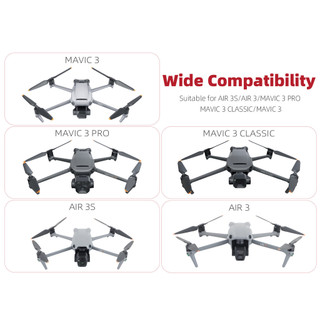 Dành cho vỏ động cơ DJI Air 3S / Air 3 Vỏ bảo vệ động cơ hợp kim nhôm Maivc 3 / Maivc 3 Pro Phụ kiện máy bay không người lái chống bụi và chống ẩm