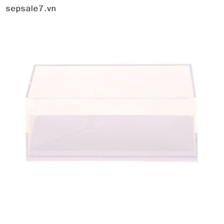 [-d] Hộp trưng bày mô hình ô tô tỷ lệ 1: 64 Vỏ chống bụi Acrylic trong suốt Vỏ cứng Bộ sưu tập Bảo vệ hình thu nhỏ {vn}