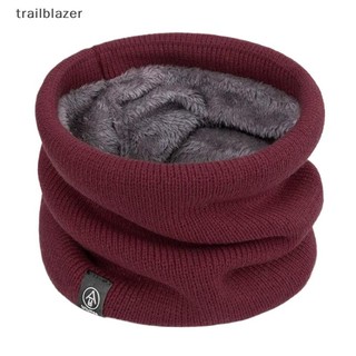 Trailblazer Khăn Dệt Kim Mùa Đông Ấm Áp Snood Khăn Chắc Chắn Làm Dày Lông Len Cổ Ấm Unisex Nam Cổ Khăn Vòng Nữ Chui Đầu Khăn Mới