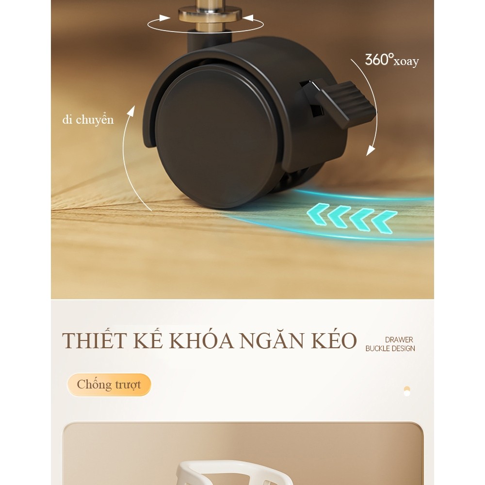 Tủ 3 4 5 TẦNG Đựng Đồ Dùng Trẻ Em, Giá Để Đồ Chơi Trẻ Em Có BÁNH XE Thể Di Chuyển amizin