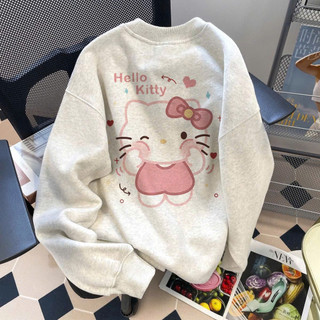 Áo sweater nữ form rộng dày hàn quốc mùa đông áo dài tay