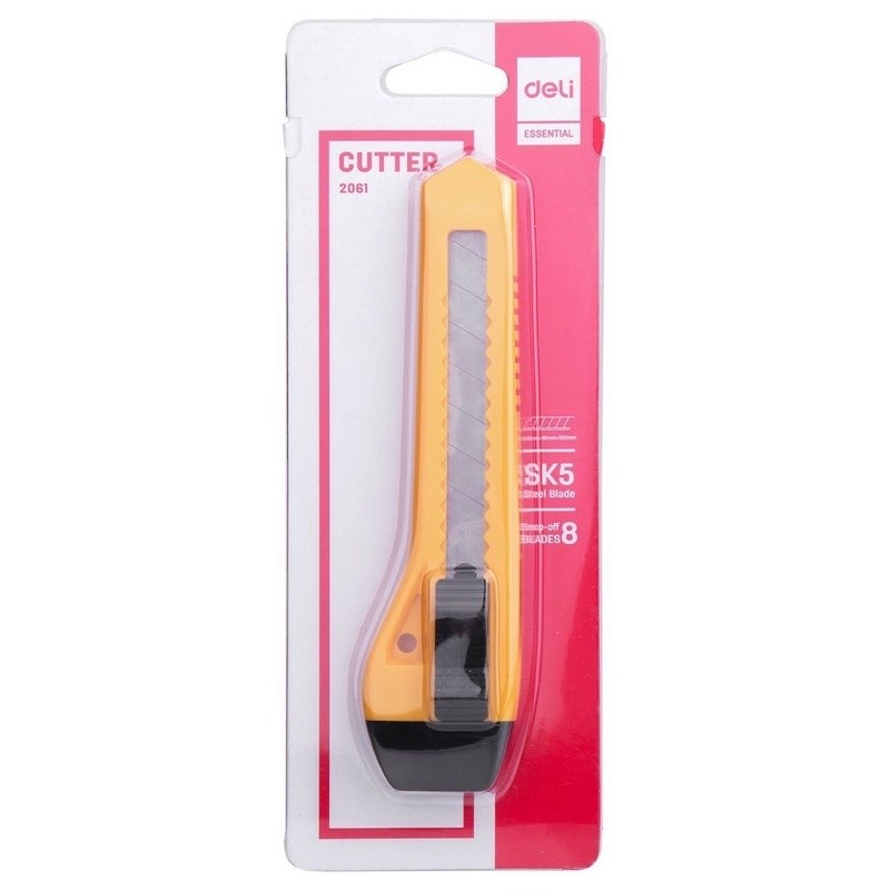 Dao rọc giấy, dọc giấy to lớn Deli 2061/ lưỡi dao to đại E2011