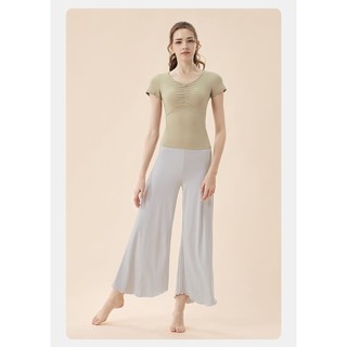 Quần Áo Tập Yoga Cổ Điển Khiêu Vũ Quần Ống Rộng Rời Đẹp Mông Hiện Đại Khiêu Vũ Dân Tộc Cơ Thể Quần Tập Luyện Thẳng 24.12.24