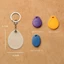 Hộp đựng thẻ xe buýt AWNGD, Hộp bảo vệ thẻ trong suốt Mini, Móc khóa kim loại có túi đựng thẻ vòng chìa khóa