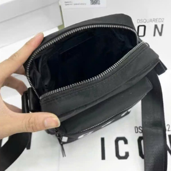 Túi Đeo Chéo Ai Con KCloset Túi Bao Tử Vải Canvas Chống Nước Thời Trang Nam Nữ NA850