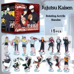 Jujutsu Kaisen Xoay Acrylic Standee Blind Box Set – JJK 15 Thiết Kế Độc Đáo Anime Để Bàn Nhân Vật Bộ Sưu Tập