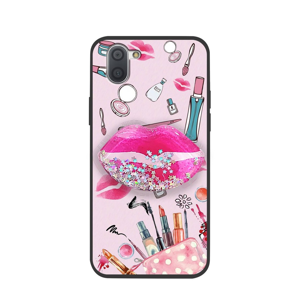 Ốp Lưng Chống Va Đập Ốp lưng Sharp Aquos R3 / SHV44 / SH-04L Bảo Vệ Ống Kính Điện Thoại Chống Bụi Bẩn Thiết Kế Thời Trang Chân Đế Xoay Được TPU Silicone Đơn Giản Chân Đế Bền Dễ Thương