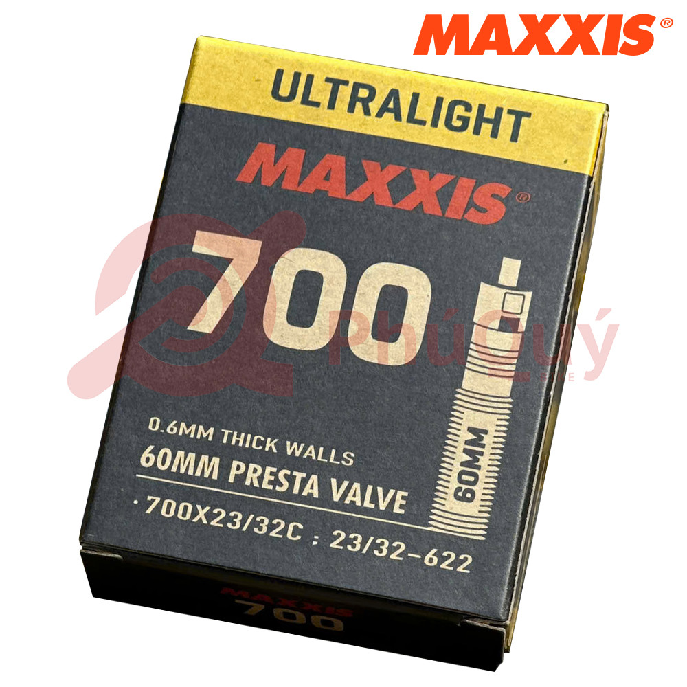 Ruột SĂM MAXXIS ULTRA LIGHT SIÊU MỎNG 700x23/32 FV 60 mm (73gr)