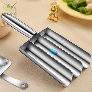 Máy làm thìa thịt viên bằng thép không gỉ Máy làm hình quả cầu thịt Máy làm thịt viên cá Khuôn trượt Dụng cụ khuôn bánh quy VN