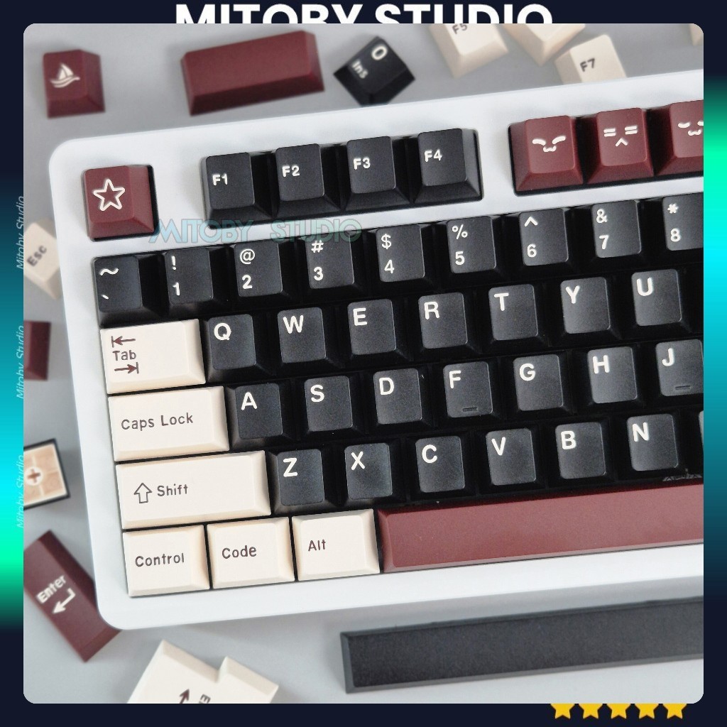 Keycap Samurai Olivia cherry Profile Tổng hợp Keycap CMK Daye bàn phím cơ WoB Jamon Mitoby Factory | BigBuy360 - bigbuy360.vn