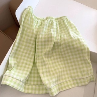 Kẻ Sọc Tự Phản Hồi Gấu Bộ Đồ Ngủ Nữ Mùa Hè Mới Quần Short Tay Ngắn Phong Cách Nhật Bản Dễ Thương Sinh Viên Nhà Quần Áo Phù Hợp Với Mặc Ngoài