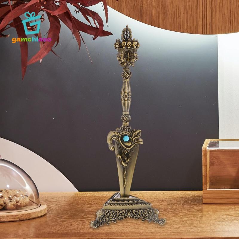 Tây Tạng Dorje Vajra Pestle Brass Pestle Thủ công Phật giáo cho nghi lễ Sadhana