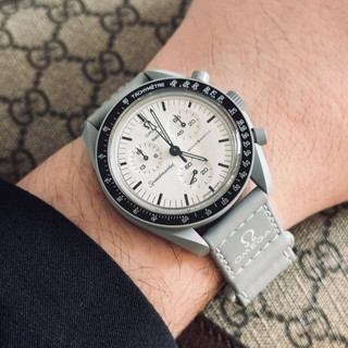 1965 Đồng hồ nam mới MISSION ON MOON Full Chức năng Quarz Chronograph Đồng hồ đeo tay dạ quang