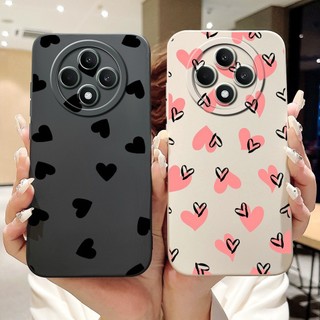 Dành Cho OPPO Reno12 F CPH2637 Vỏ Hoạt Hình Mèo Thỏ Dễ Thương Mới Reno12 FS Reno 12F 5G Vỏ Điện Thoại Silicon Mềm Bảo Vệ Ống Kính