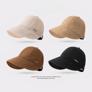 Mũ chống nắng nữ Mũ chống nắng Mũ UV có thể gập lại Mũ có thể điều chỉnh Chống nắng Người cá Mũ xô Mũ xô Mũ vành rộng có mặt nạ móc Thích hợp cho đuôi ngựa
