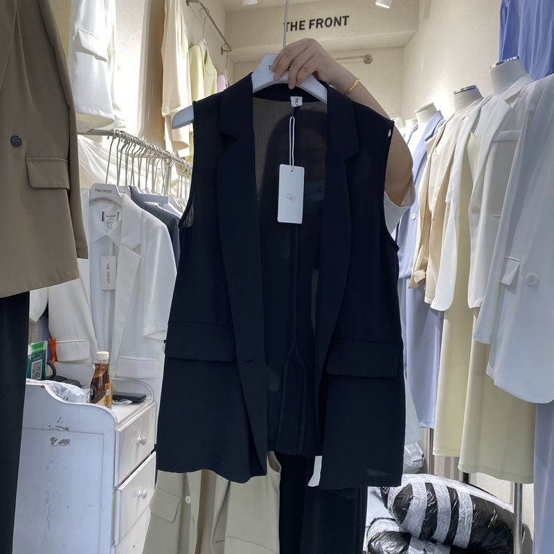 Áo Vest nữ ca ngợi kích thước lớn dáng rộng mỏng