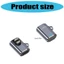 Cáp chuyển đổi sạc USB C bằng nhôm BTM cho tai nghe thể thao cánh Đầu nối từ tính an toàn Bộ chuyển đổi nguồn